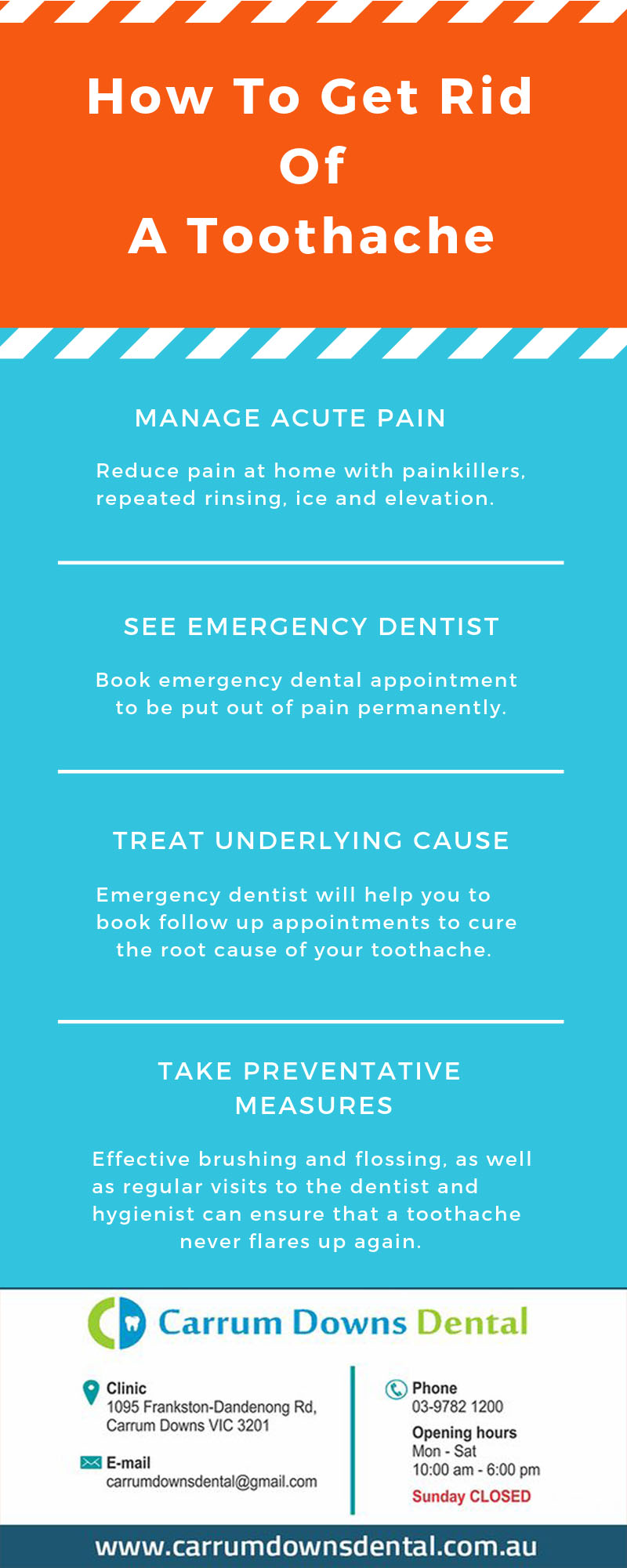 Toothache - Dental Infographics