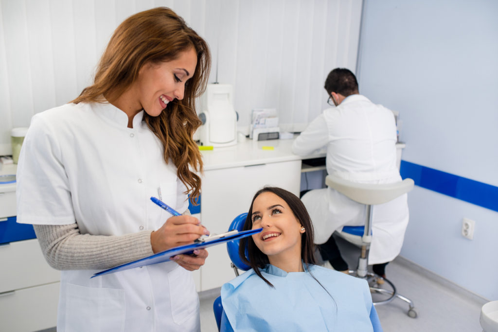 Dentist in Dental Office